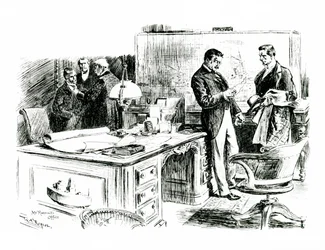 Le sénateur Lodge et le secrétaire adjoint d